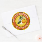  Zelfgemaakte Orangecello Label Sjabloon (Envelop)