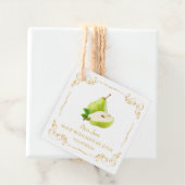  Zelfgemaakte Pear Jam Square Hang Label (In situ)