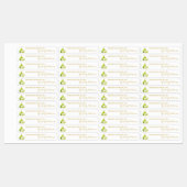 Zelfgemaakte Pear Jam Thin Label (Vel)