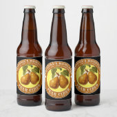 zelfgemaakte peer cider Sjabloon Bier Etiket (Flessen)