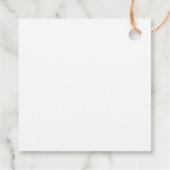  zelfgemaakte pindakaas Square Hang Label (Achterkant)