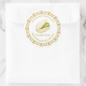 Zelfgemaakte Pistache Butter Label L Wit (Tas)