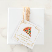 zelfgemaakte Pizza Square Hang Label (In situ)