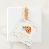  zelfgemaakte Pizza Square Hang Label (In situ)