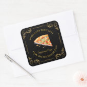  zelfgemaakte Pizza Square Label (Envelop)