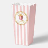 Zelfgemaakte Popcorn Favor Box Bedankdoosjes (Voorkant)