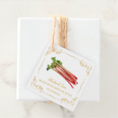  Zelfgemaakte Rabarber Jam Square Hang Label (In situ)