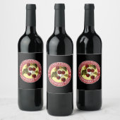  Zelfgemaakte Raspberry Wine Label Sjabloon Wijn Etiket (Flessen)