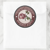 Zelfgemaakte Rozenbottelsiroop Label Sjabloon (Tas)