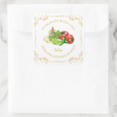  zelfgemaakte Salsa Square Label (Tas)