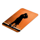 Zelfgemaakte 'Save The Date' magneet - aangepaste (Linkerzijde)