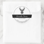 Zelfgemaakte Venison Herten Jerky Label (Tas)