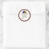 Zelfgemaakte vijgenjam of bewaart label (Tas)