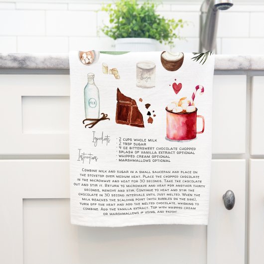 Zelfgemaakte warme chocolademelk | Recept Heirloom Theedoek