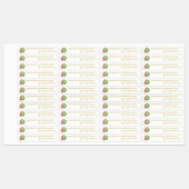 Zelfgemaakte Watermeloen Jam Thin Label (Vel)