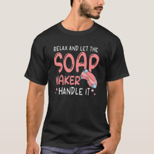 Zelfgemaakte Zeep Crafting Quote voor een Zeepmake T-shirt