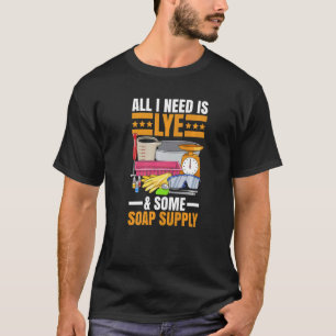 Zelfgemaakte zeep crafting voor een zeep maken t-shirt