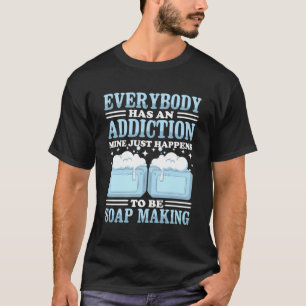 Zelfgemaakte zeep dealer zeep maker zeep maken t-shirt
