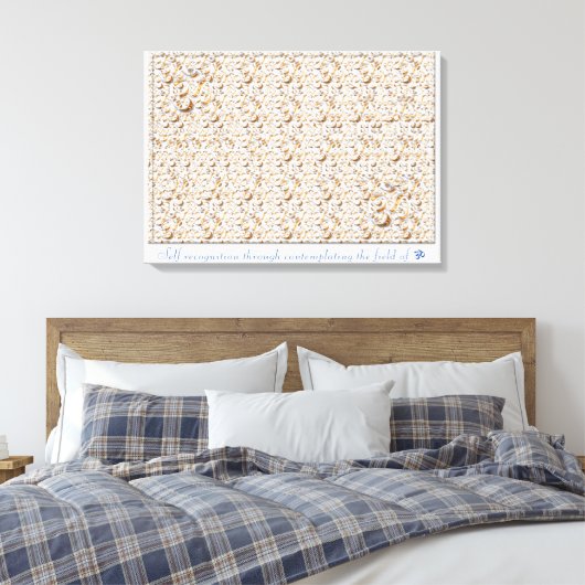 Zelfherkenningsstereogram Canvas Afdruk (Insitu (Slaapkamer))