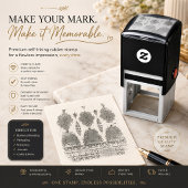 Zelfinkende rubber stempel