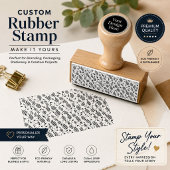 Zelfinkende rubber stempel