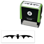 Zelfinkt Rubber Bat Stamp Zelfinktende Stempel (In situ)