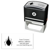 Zelfinktend stempel met insectenplaag logo voor be (In situ)