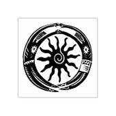 Zelfkleurende stempel Rain Dance spirits, ontwerp (Afrduk)