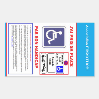 Zelfklevende STATION Rechthoekige Sticker