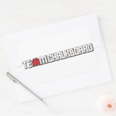 Zelfklever 2 rechthoekige sticker (Envelop)