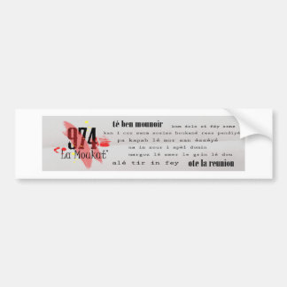 zelfklever 974 bumpersticker