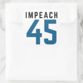 Zelfklever - Impeach 45 Vierkante Sticker (Tas)