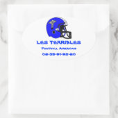 Zelfklever Ovale Sticker (Tas)