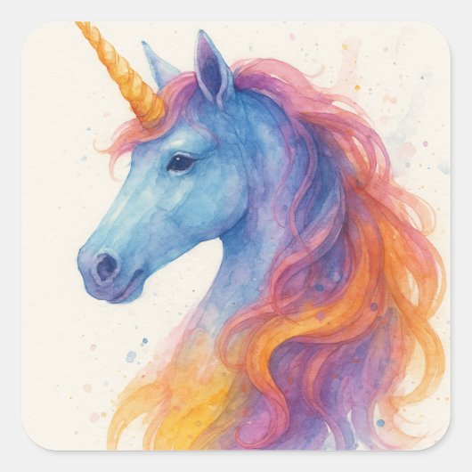 Zelfklever Vierkante Sticker (Voorkant)