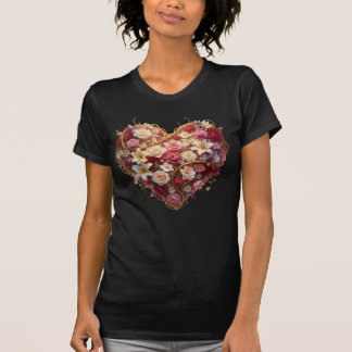 Zelfliefde, Bloemhart, Bloemkunst, Vrouwelijke Vib T-shirt