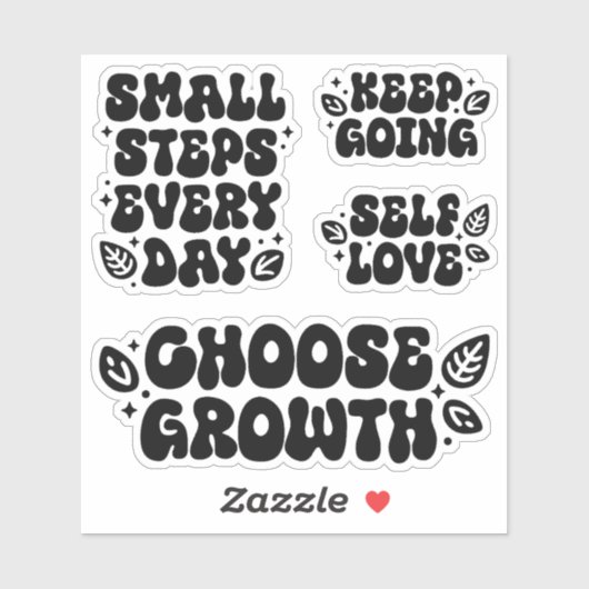 Zelfliefde citaten sticker (Vel)