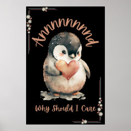 Zelfliefde, en waarom zou het me kunnen schelen, poster