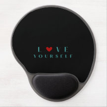 Zelfliefde Inspirerende Citaat Ergonomische Gel Mu