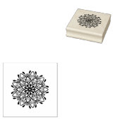 Zelfliefde Mandala Floral Rubberstempel (Gestempeld)