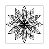Zelfliefde Mandala Floral Rubberstempel (Afrduk)