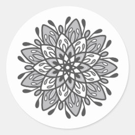 Zelfliefde Mandala Ronde Sticker