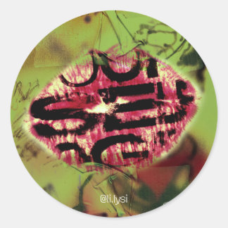 Zelflip Ronde Sticker