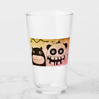 ZELFMAKEN GELUKKIG MONSTER DRINKGLAS GLAS