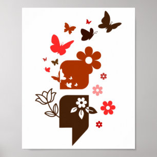 Zelfmoord Bewustmakingspreventie Semicolon Mental Poster