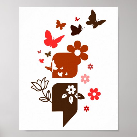 Zelfmoord Bewustmakingspreventie Semicolon Mental Poster (Voorkant)