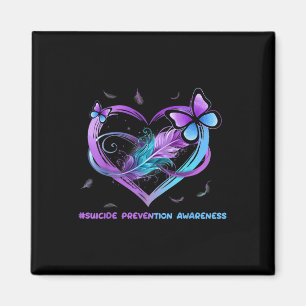 Zelfmoord bewustzijn vleugels engel lint, zelfmoor magneet