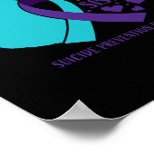 Zelfmoord Bewustzijn Zus Liefdevolle Herinnering Z Poster (Hoek)