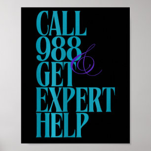 Zelfmoord Prevention 988 Poster