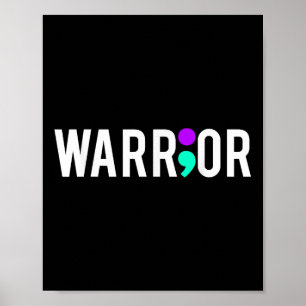 Zelfmoordbewust ontwerppigram voor volwassenen poster