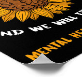 Zelfmoordbewustmaking: preventie geestelijke gezon poster (Hoek)